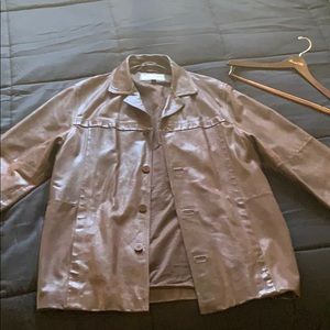 Leather Coat
